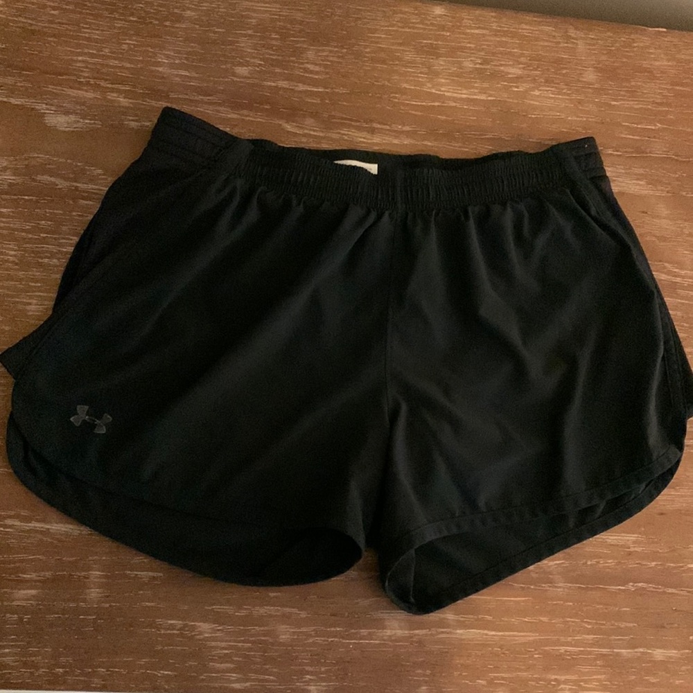 Womens Black Under Armour Shorts